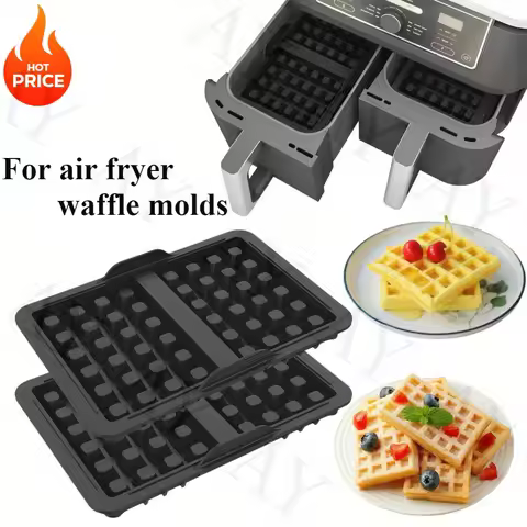 Air Fryer Waffle Silicone Baking Pan Waffle Mold for Ninja AF300EU AF400EU AF451EU SL400EU AF500DE a