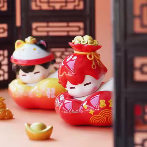 Hot Blind Box Spot Pedudu Cloud Papa V2 Series Toys Cute Handmade Desktop Ornament Collection Myster