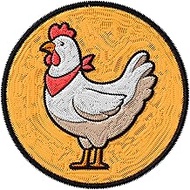 Chicken Patch Embroidered Iron on Patches for Clothes Backpacks Bags Jeans Jackets Size 3" ID45095