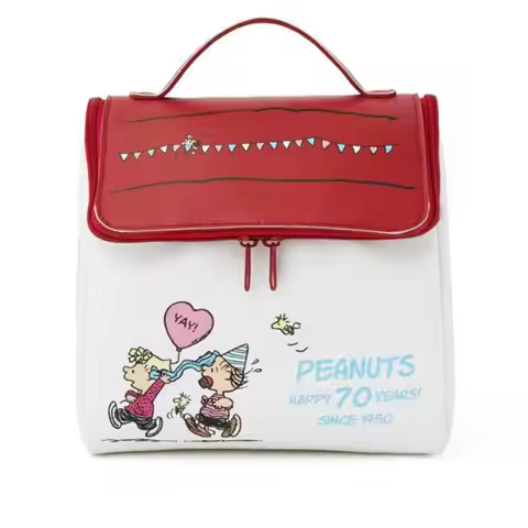 Snoopy Doghouse Shape Handheld Storage Bag Portable Travel Cosmetic Wash Bag Multifunctional Sundrie