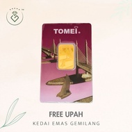 [Kedai Emas Gemilang] 800774 {GB10} Tomei 10G Gold Bar (10T001563) (2.5Cm) (10G) [999 Gold]