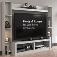 TV Cabinet PRESTON Series - 2 Colors - 6.4 ft - Kabinet TV 65 Inch 2.0