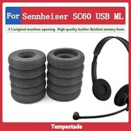 台灣現貨適用於 for Sennheiser SC60 USB ML 耳墊 海綿耳罩 頭戴式耳機 替換配