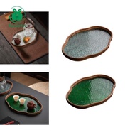 Kesoto Begonia Flower Tray Begonia Flower Glass Tray for Party Bedroom Guest Room