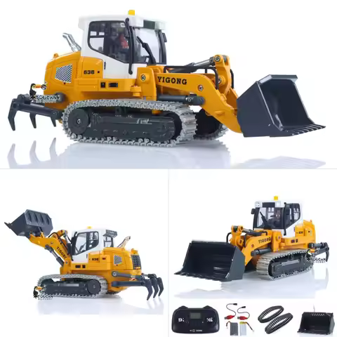 US Stock 1/50 RTR RC K970 LR636 PC520 Engineering Vehicle Radio Control Electric Metal Bucket Tracks