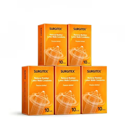 50-Pack Ultra-Thin Textured Condoms for Men: Indulge in Unrestricted Pleasure