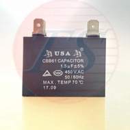 Branded USA Aircond Indoor Unit Capacitor (1uF, 1.5uF, 2uF, 2.5uF, 3uF)