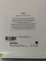 全新ipad 10th Generation 64G WiFi Silver銀色