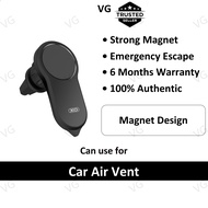 XO C62 Phone Car holder mount with magnet & Emergency Escape tool for Air Vent