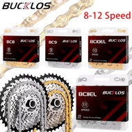 BUCKLOS 8 Speed Bike Chain Mtb Chain 9 Speed SL Chain 10/11/12 Speed Cycling Parts