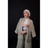 Hdcloth Louis Set long Blazer - Women's Set - Women's Blazer - Highwaisted Blazer - Women's Set