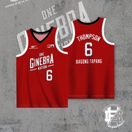 PBA Jersey ONE GINEBRA NATION BASKETBALL JERSEY Full Sublimation 3D Print Vest Summer Basketball Jer