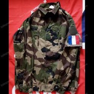 法國陸軍 套服(上衣+褲子) +  頭套 真品 公發品