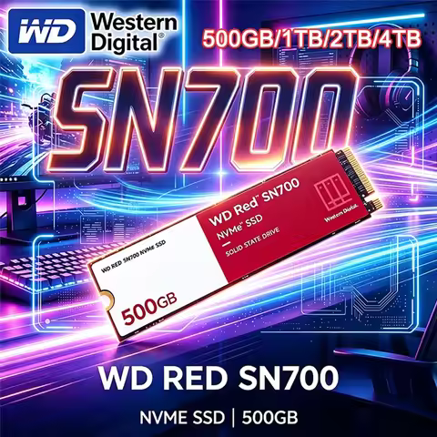 Original Western Digital WD Red SN700 NVMe SSD PCIe4.0 M.2 2280 500GB 1TB 2TB Internal Solid State D