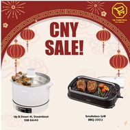 CNY Special Bundle Price TOYOMI smokeless BBQ Grill | Steamboat pot | Yuanyang Pot | MISTRAL Induction Pot | Mistral Fan