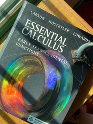 可議價❤️ 微積分 Larson Hostetler  Edwards ESSENTIAL CALCULUS  Early Transcrndental Functions 理學院/工學院/醫學院必備課程