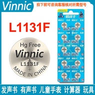 Vinnic L1131F LR1130 Children's Voice Book E-Book Watch Universal 1.5V Alkaline Button Battery