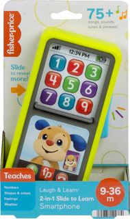 [預訂2403] Mattel - HLY61 Fisher-Price Laugh &amp; Learn Musical Toy Phone, 2-In-1 Slide To Learn Smartphone 費雪：滑動學習智慧型手機