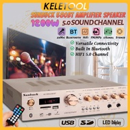 Sunbuck 5.1 Channel Power amplifier bluetooth power amplifier home theater amplifier karaoke FM USB 