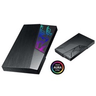 ASUS FX 2.5吋外接式硬碟 - 搭載 Aura Sync RGB 同步燈效、USB 3.1 Gen1、256位元資料加密及自動備份