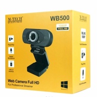 M-Tech WB500 Webcam Mtech WB 500 1080P Full HD Webcam With Microphone Webcam for PC