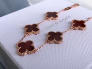 梵克雅寶 VCA 四葉草五花手鍊(貨號：dxj8ug)