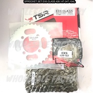 TSR SPROCKET SET HONDA EX5 CLASS 428 14T 34T / 35T / 36T / 37T-104L