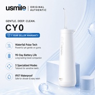usmile CY0 Ultrasonic Waterfall Water Flosser Oral Irrigator (200ml) |Large Water Tank | Menghilangk