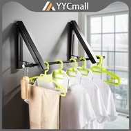 Wall Mounted Folding Laundry Drying Rack Hidden Clothes Rack Folding Clothes Rack Home Organizer