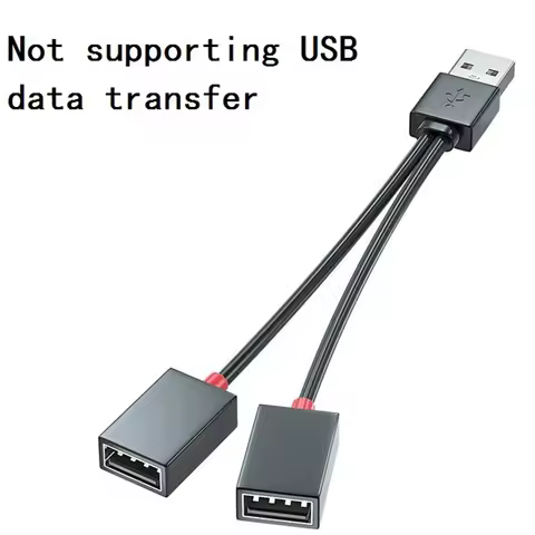 Car 1 in 2 Out USB HUB 1 in 3 USB Multi-functional Adapter USB Extended Hub USB Splitter Charging Ca