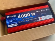 Inverter 4000w pure sine wave แท้ 12v to 220v