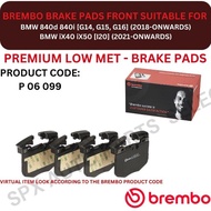 BREMBO GENUINE DISC BRAKE PAD (FRONT) FOR BMW 840d 840i [G14, G15, G16] '18YR-ON / iX40 iX50 [I20] '