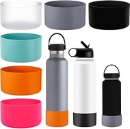 6 PCS Protective Silicone Bottle Boot Silicone Water Bottle Protective Boot Bottom Boot Sleeve Cover
