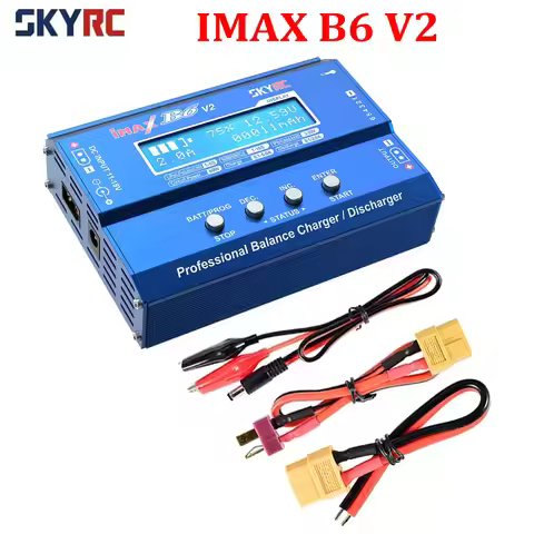 SKYRC IMAX B6 V2 6A 60W Balance Charger Discharger For NiMH NiCD LiHV NiCd Li-ion Battery Charger fo