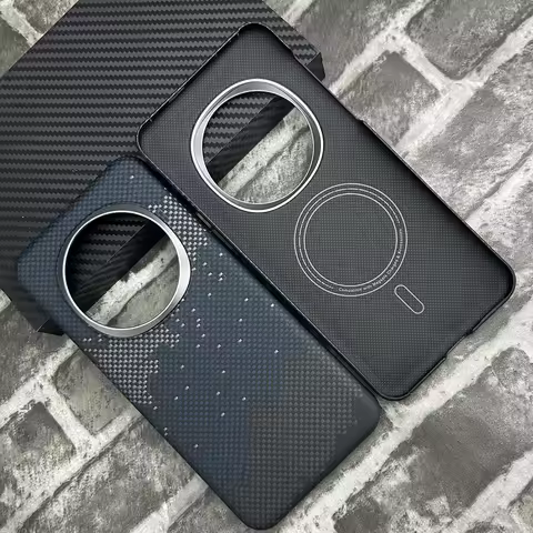 Magnetic Real 600D Aramid Carbon Fiber Phone Case Cover On For Honor Magic 6 7 8 Pro 5G Global Magic