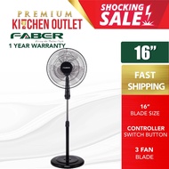 Faber 16" FSF REVO 8416BK | Faber 16'' 5 Blades FSF VENTO GEN 2 1630GR | Elba 16" 5 Blades 50W ESF-J