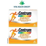 Centrum energy vitamin B complex & vitamins & minerals 60s ( Twin Pack)