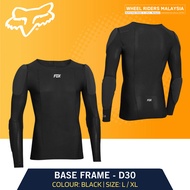 Fox Base Frame - D3O Fox Racing Base Frame Chest Guard Baseframe D30 Base Layer LS Shirt Adult MTB B