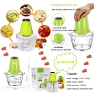 💜 Beauty 2u 💜 Electric Meat Grinder Automatic Vegetable Mincer 2L Capacity Blender Kitchen Mixer Jua