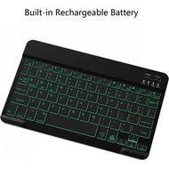 7 Color Backlit Bluetooth Keyboard for iPad 10th 9th Gen, iPad Pro 12.9 11 inch, iPad Air 5th 4th Ge