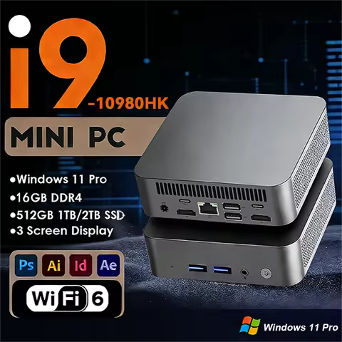 2026 Brand New Intel Core i9-10980HK Windows 11 Pro 32GB RAM 1TB SSD Gaming i9 Computer WiFi 6 USB3.