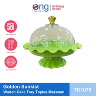 Ong Houseware - Cake Tray, Bread Tray, Cake Tray, Food Jar, Golden Sunkist Tk1079 Tk 1079