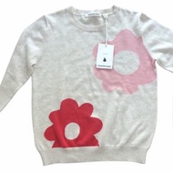 Country Road Flower Knit Power Sweater | Floral Knitted Sweater