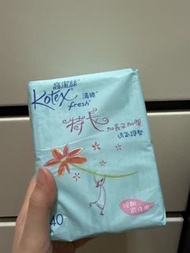 kotex 特長加長有加闊透氣護墊