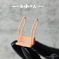 Swimming Pool Entrance Upper Lower Steps Armrest Sports Accessories 1: 64 Miniature Doll White Model