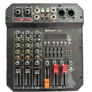 มิกเซอร์ 4 ช่องสัญญาณ Albedo AJ4 มีเครื่องขยายเสียง กำลังขับ 200W + 200W 99DSP การเชื่อมต่อ Bluetoot