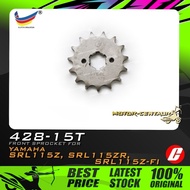 GEGANCU DEPAN CHEANG FRONT SPROCKET FOR YAMAHA LAGENDA SRL115,Z,ZR,FI 428-15T