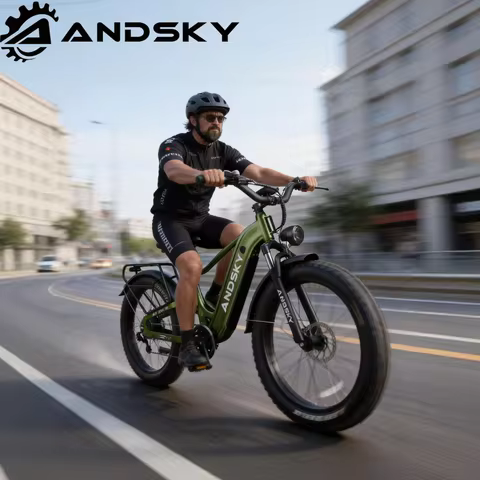 ANDSKY Gravita SO Electric Bike for Adults 32MPH 80Miles Long Range 48V 20Ah Removable Battery E-bik
