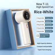 Mini Fan Rechargeable Strong Wind 100 Gear Wind Speed Electric Fan Digital Display Adjustable Turbo