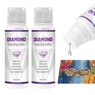 120ML Diamond Painting Sealer 5D Diamond Painting Art Glue Permanent Hold &amp; Shine Effect Sealer Diam